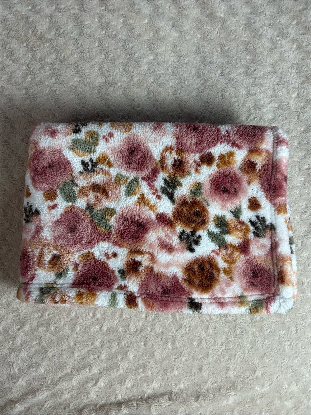 Thro Jimco Lamp Rosie Floral Printed Loft Baby Blanket Flowers Multi Color